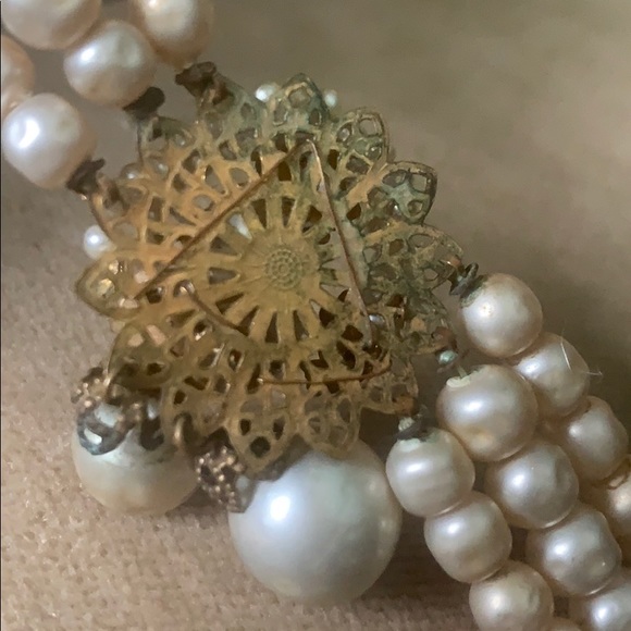 Antique pearl necklace choker - Picture 5 of 6